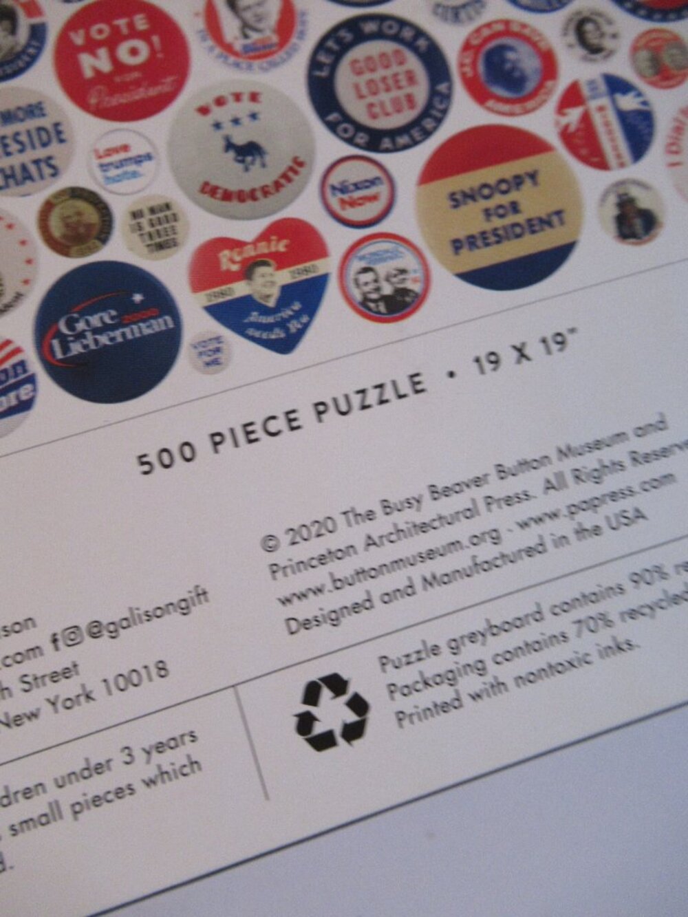 Button Up America Puzzle - Picture 14 of 15